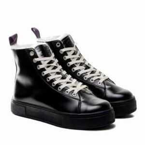 Eytys Kibo Arctic All Black high-top leather boot Mens 7.5 Women’s 9 Unisex